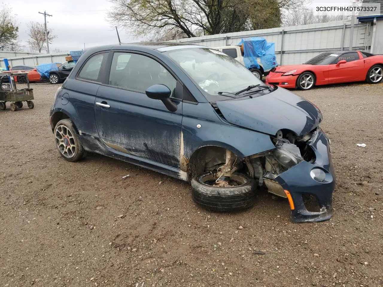 3C3CFFHH4DT573327 2013 Fiat 500 Sport