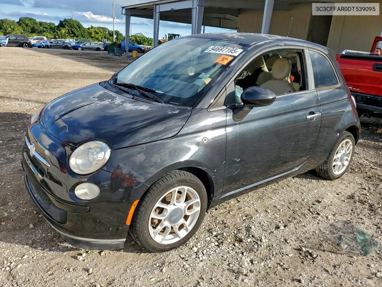 3C3CFFAR0DT539095 2013 Fiat 500 Pop