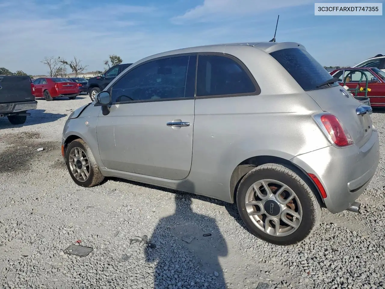 3C3CFFARXDT747355 2013 Fiat 500 Pop