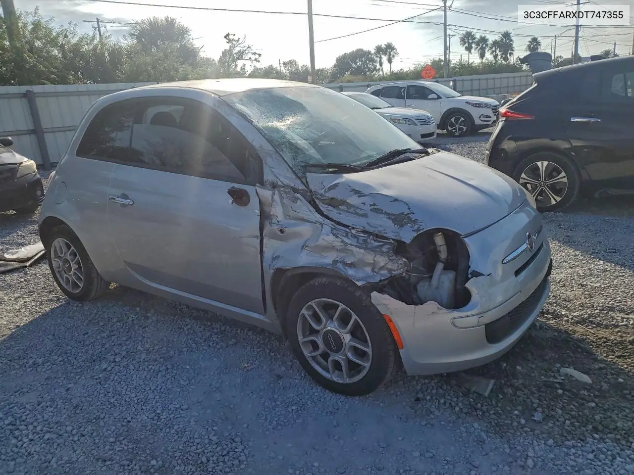 3C3CFFARXDT747355 2013 Fiat 500 Pop