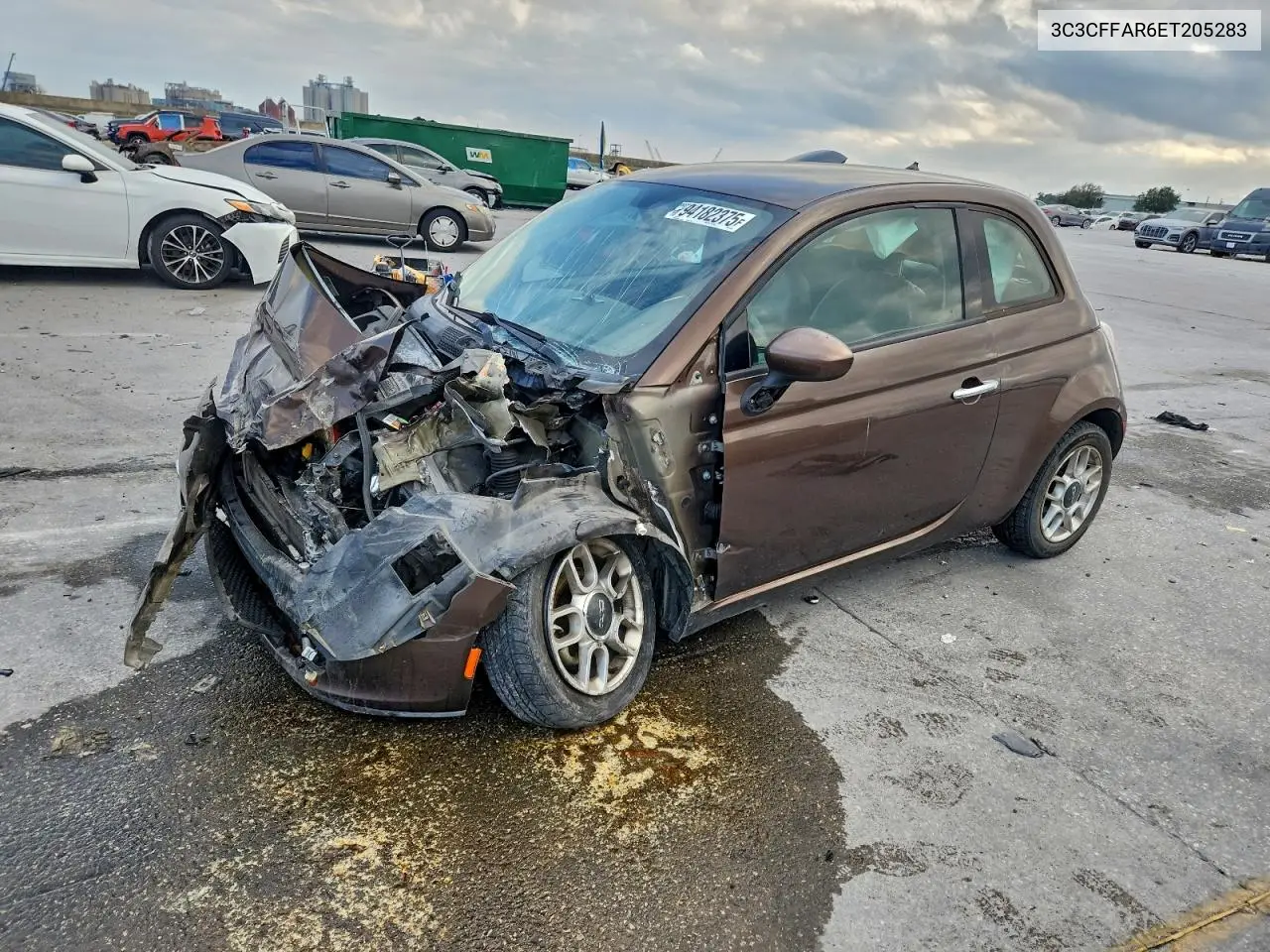 3C3CFFAR6ET205283 2014 Fiat 500 Pop