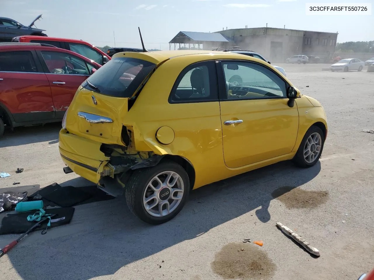 3C3CFFAR5FT550726 2015 Fiat 500 Pop