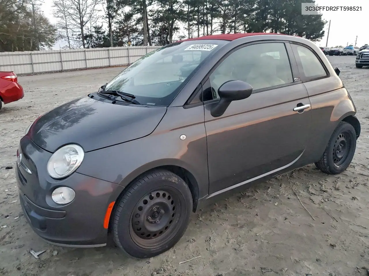 3C3CFFDR2FT598521 2015 Fiat 500 Pop