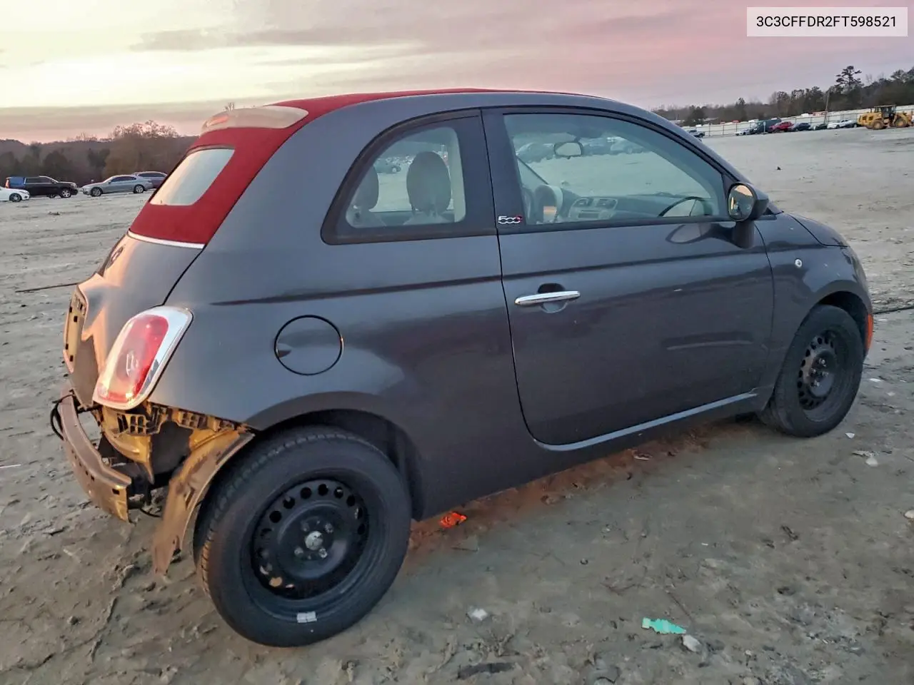 3C3CFFDR2FT598521 2015 Fiat 500 Pop