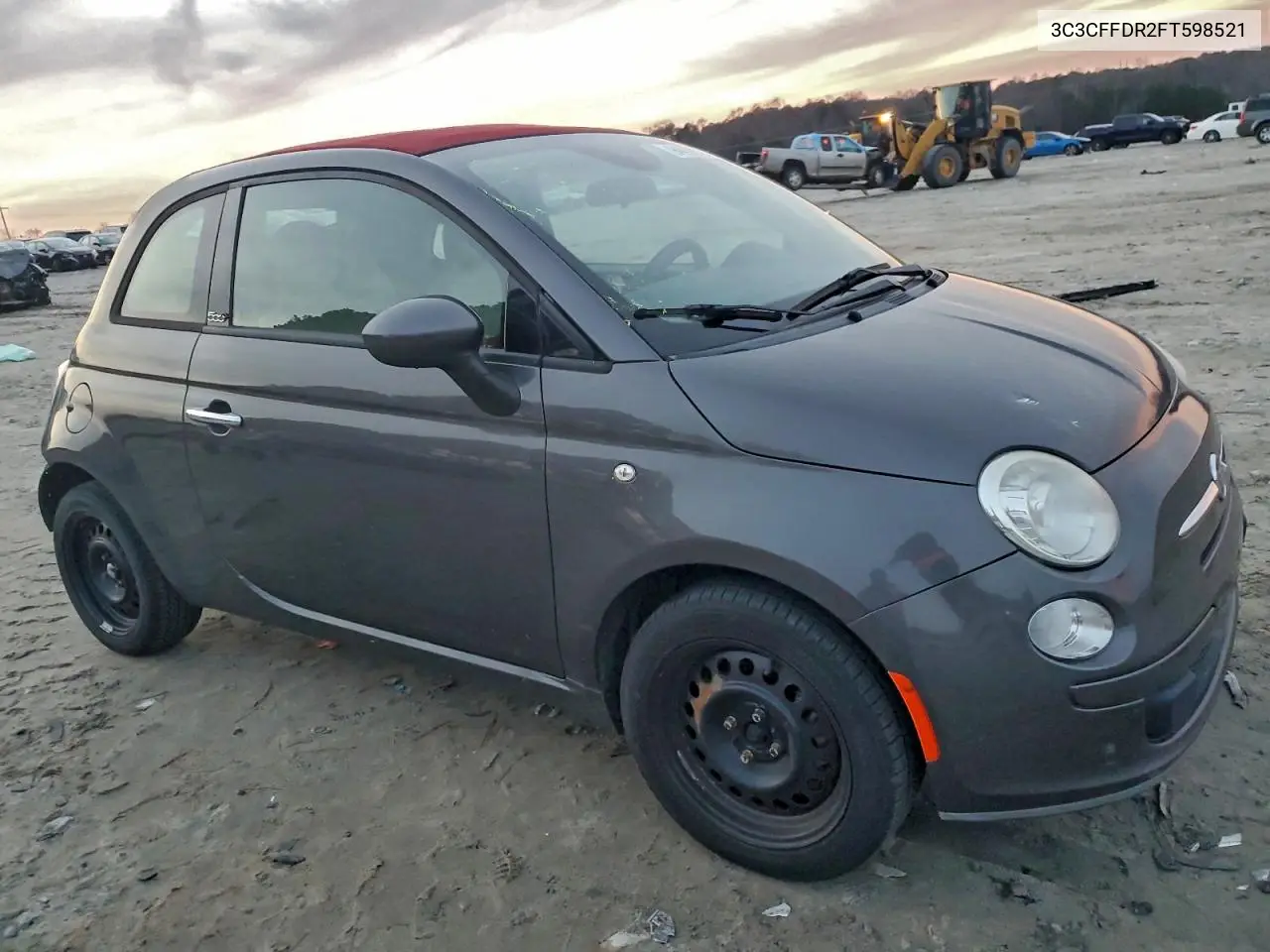 3C3CFFDR2FT598521 2015 Fiat 500 Pop