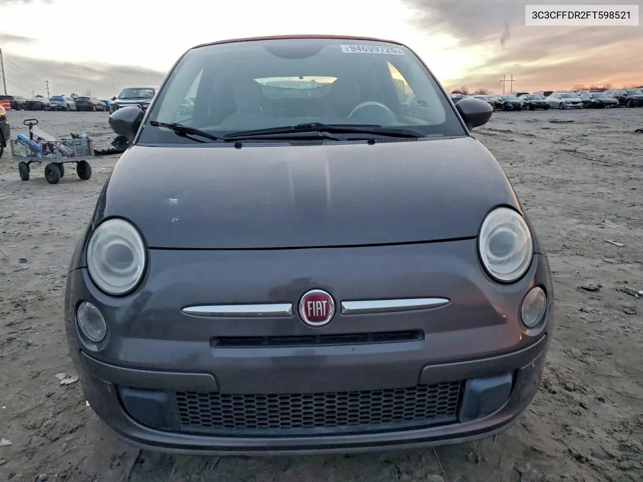 3C3CFFDR2FT598521 2015 Fiat 500 Pop
