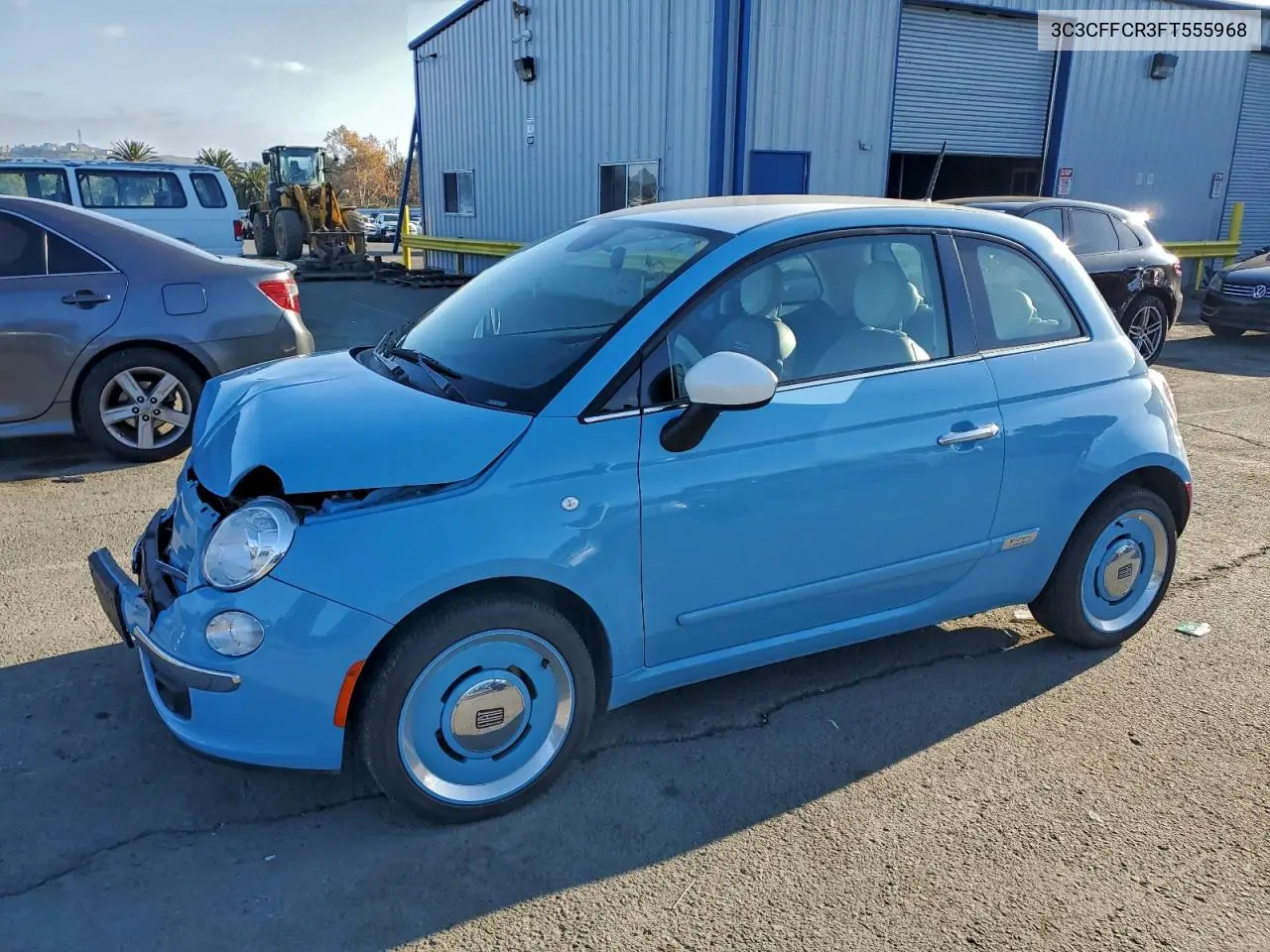 3C3CFFCR3FT555968 2015 Fiat 500 Lounge