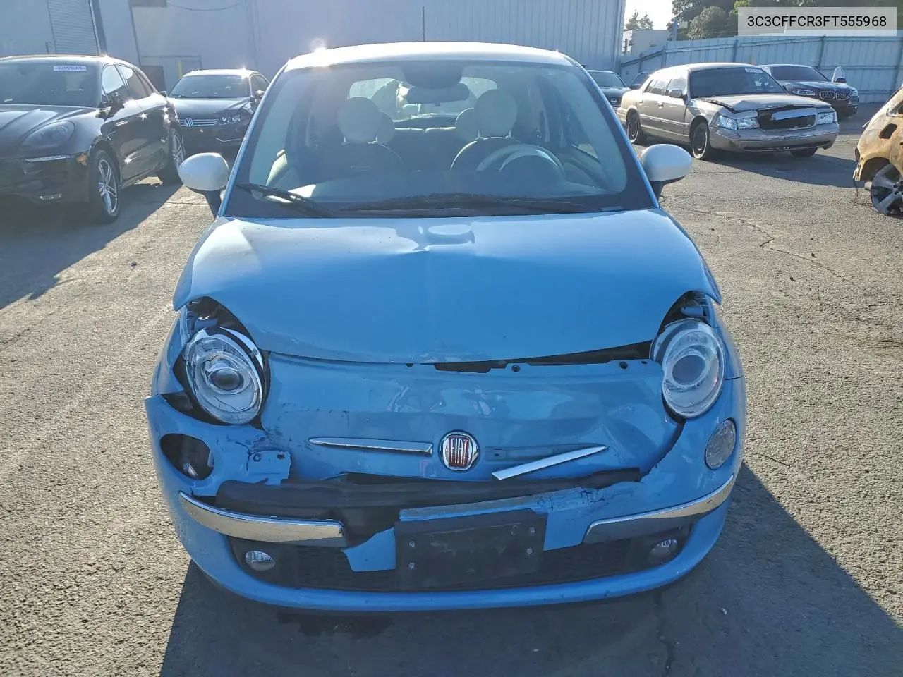 3C3CFFCR3FT555968 2015 Fiat 500 Lounge