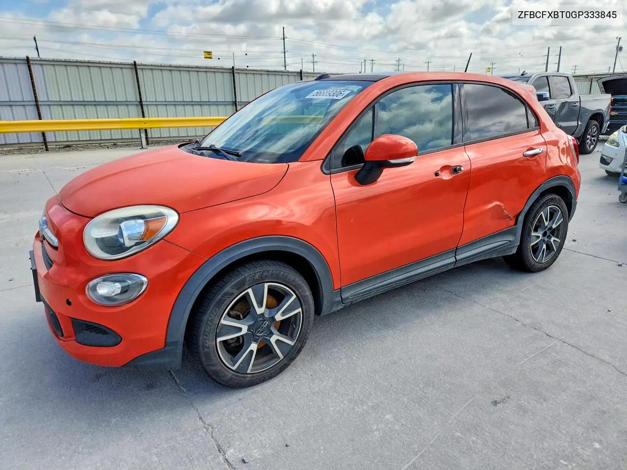 2016 Fiat 500X Easy VIN: ZFBCFXBT0GP333845 Lot: 56689306