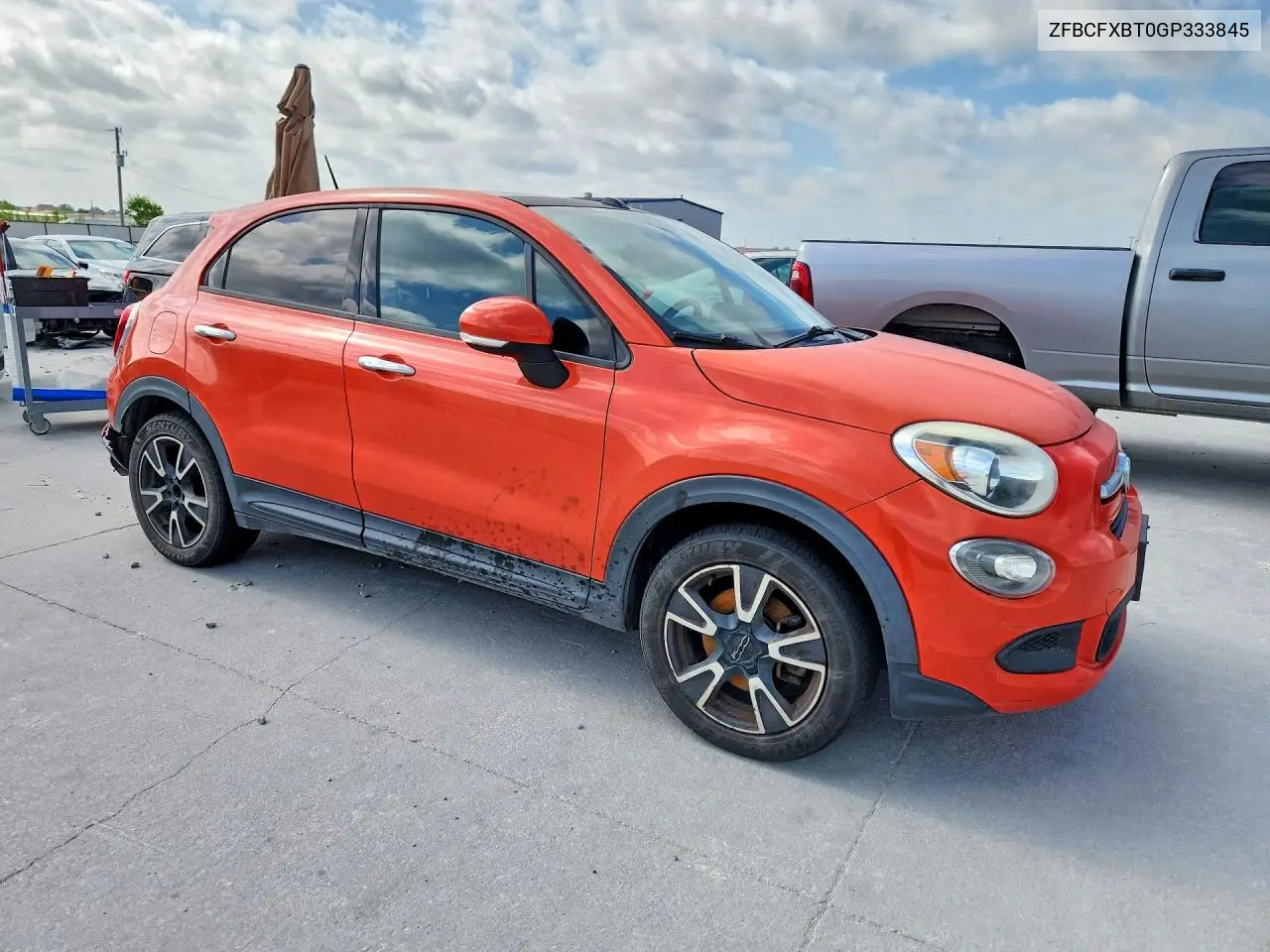 2016 Fiat 500X Easy VIN: ZFBCFXBT0GP333845 Lot: 56689306