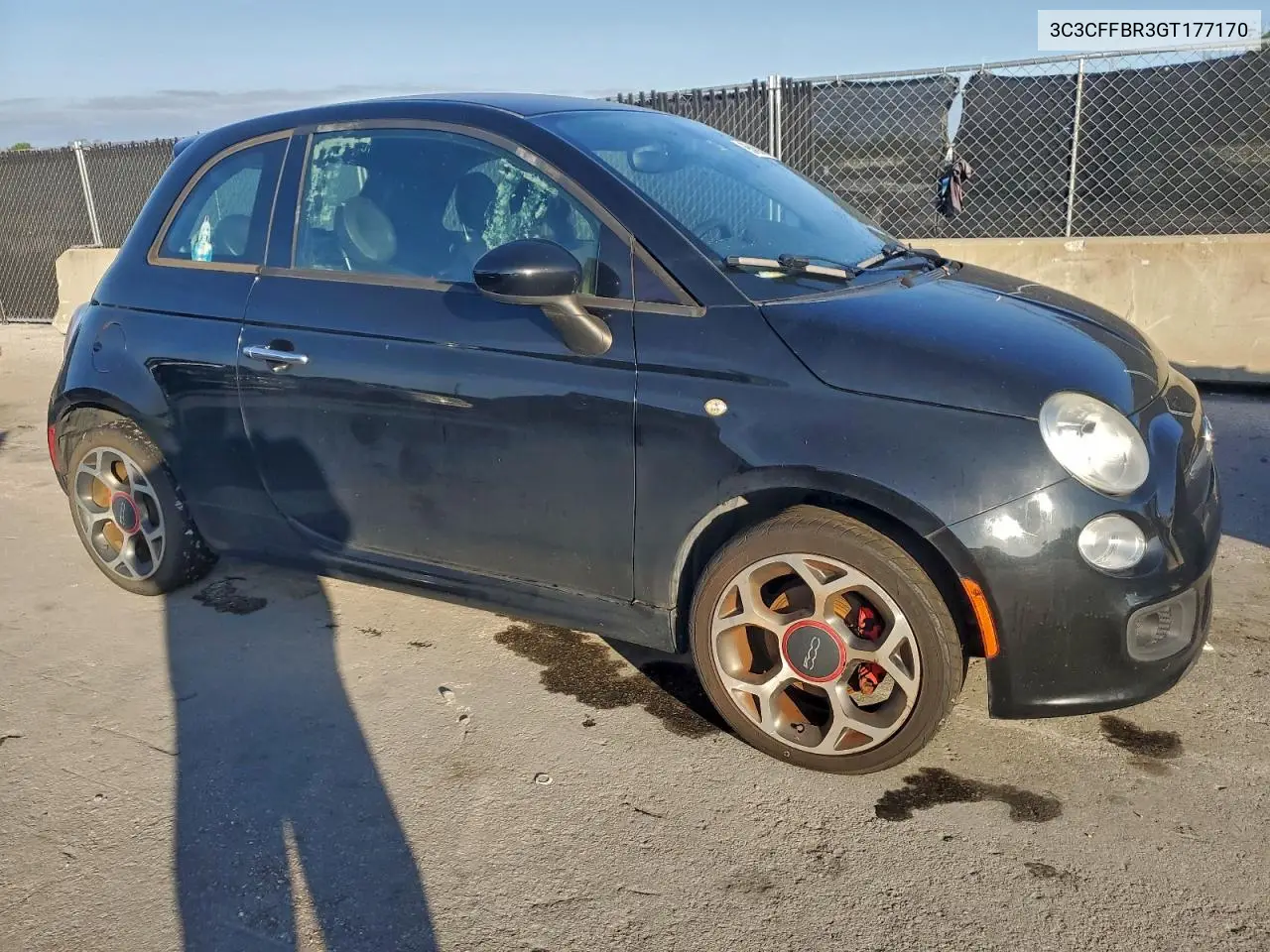 3C3CFFBR3GT177170 2016 Fiat 500 Sport