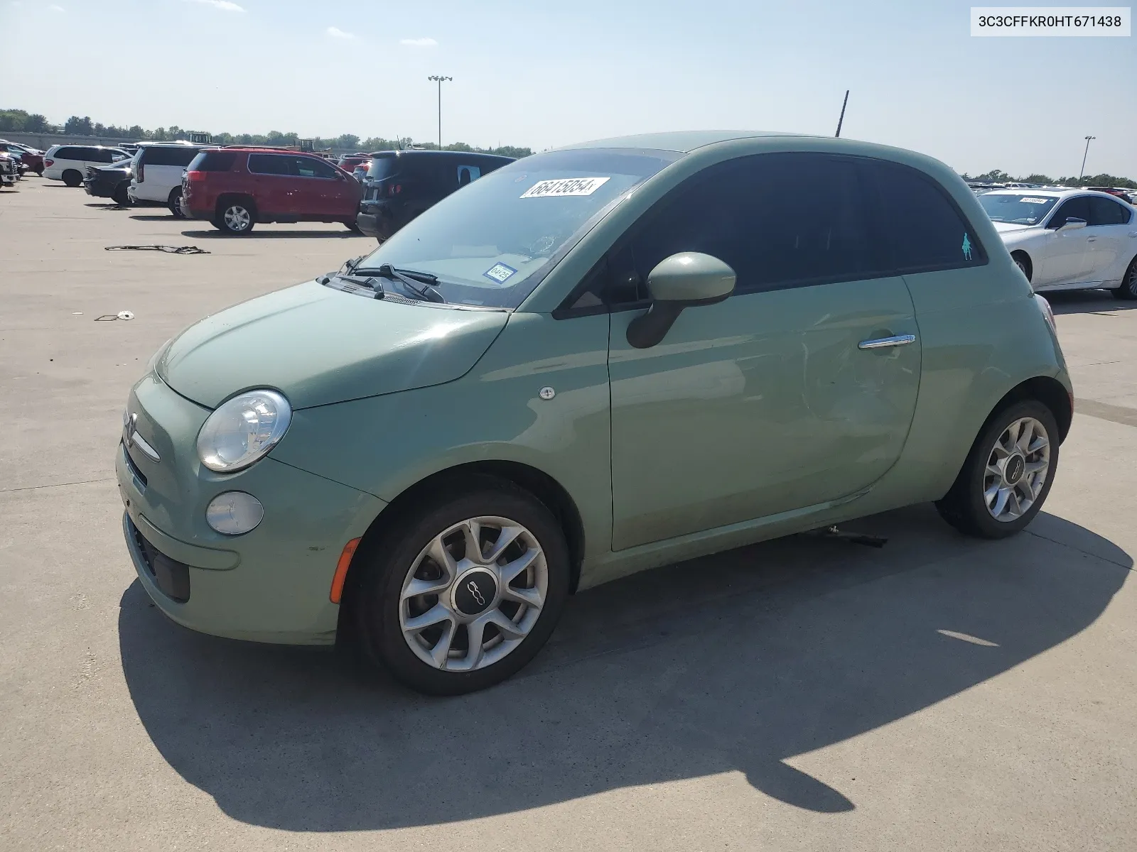 3C3CFFKR0HT671438 2017 Fiat 500 Pop