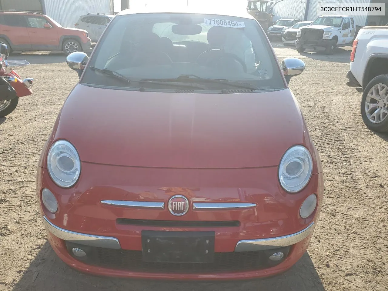 3C3CFFCR1HT548794 2017 Fiat 500 Lounge