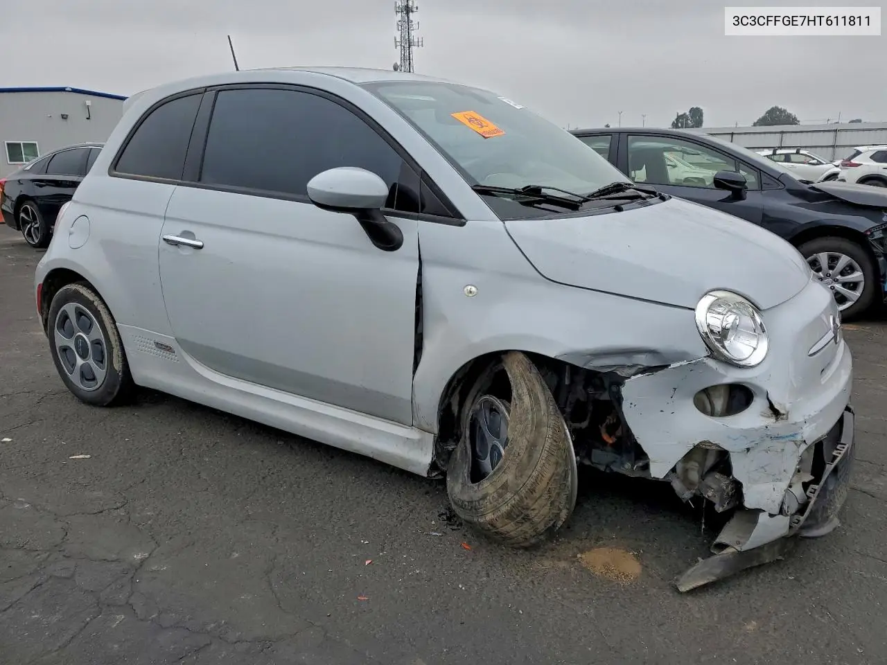 3C3CFFGE7HT611811 2017 Fiat 500 Electric