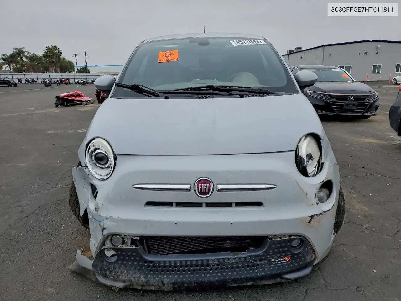 3C3CFFGE7HT611811 2017 Fiat 500 Electric