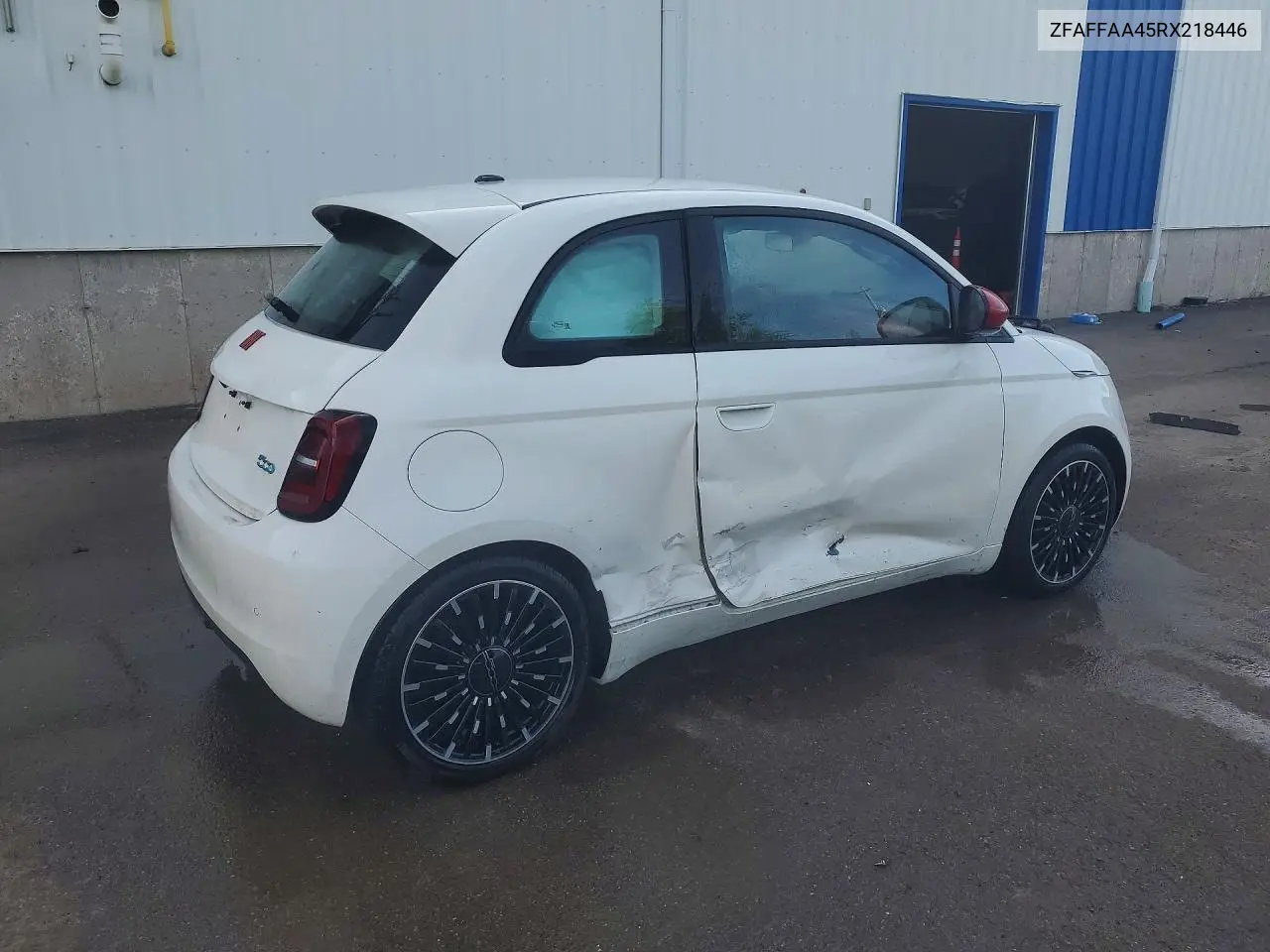 2024 Fiat 500 E Red VIN: ZFAFFAA45RX218446 Lot: 55625036