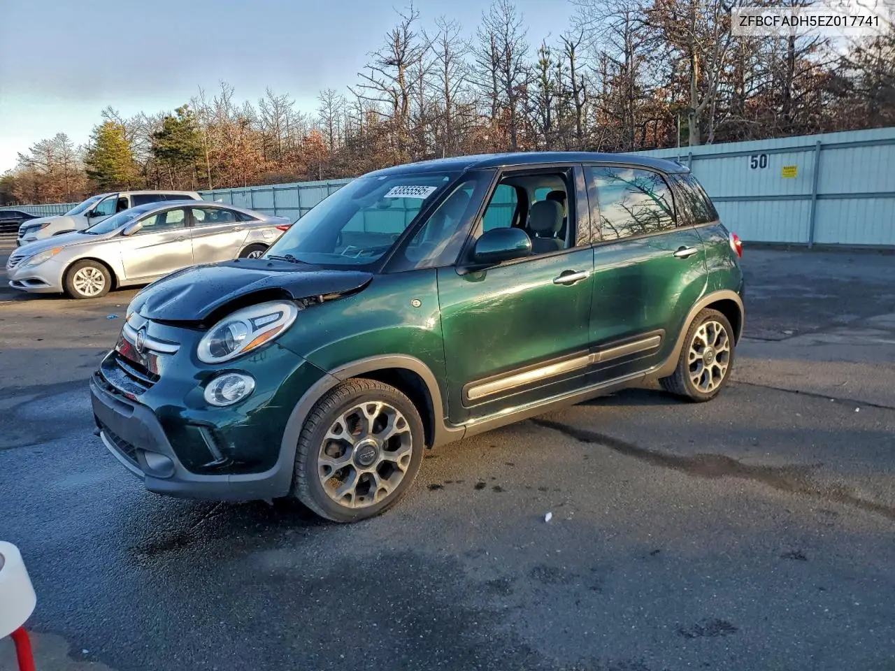 ZFBCFADH5EZ017741 2014 Fiat 500L Trekking