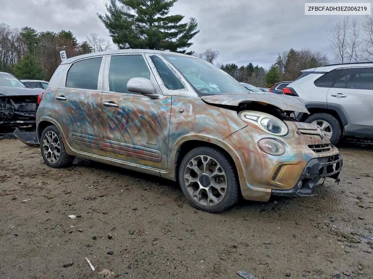 ZFBCFADH3EZ006219 2014 Fiat 500L Trekking