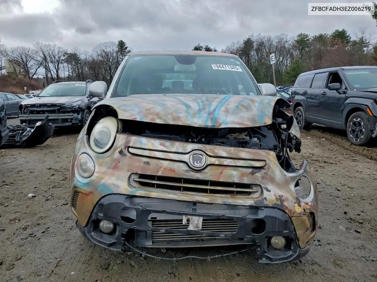 ZFBCFADH3EZ006219 2014 Fiat 500L Trekking
