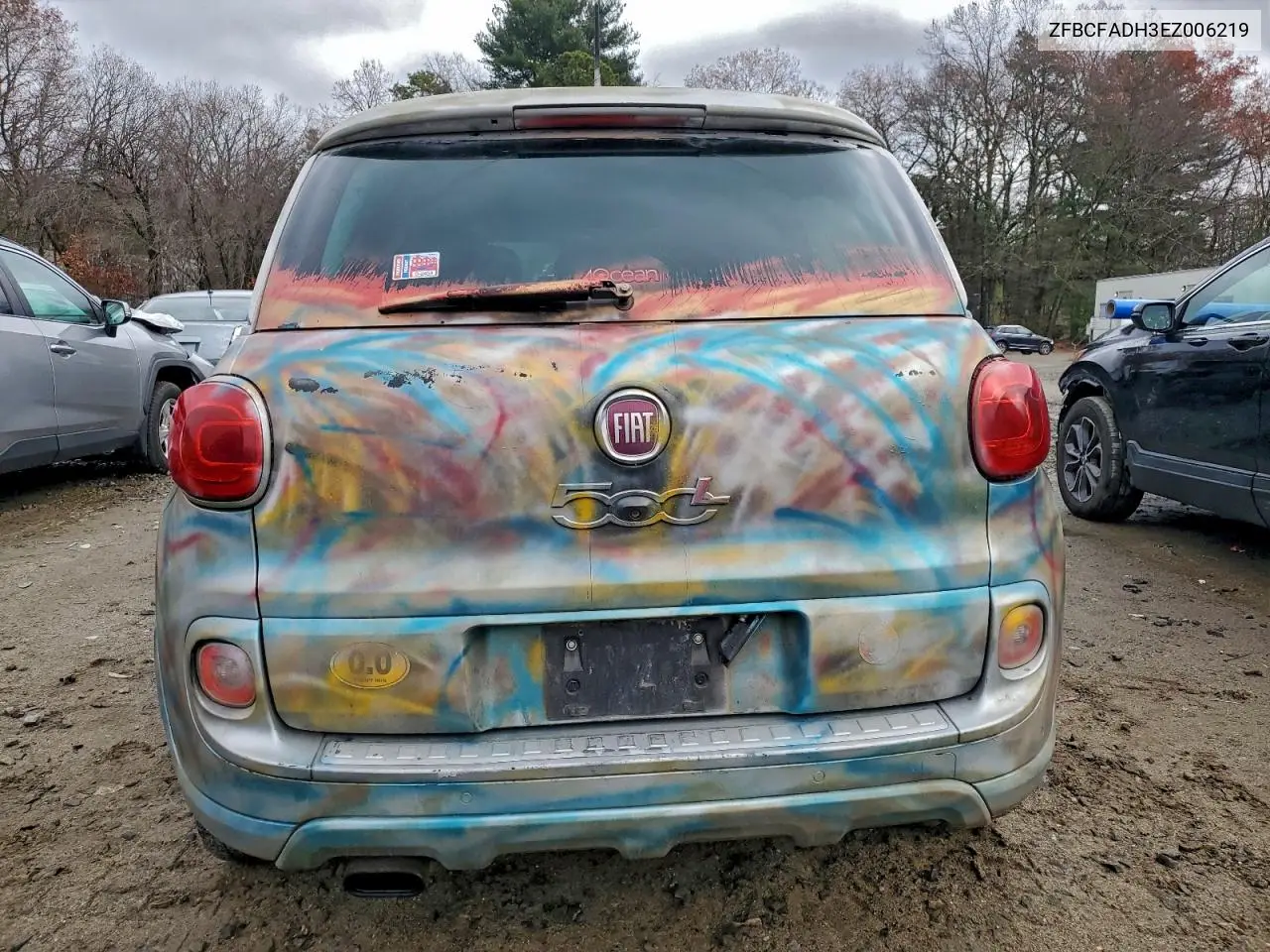 ZFBCFADH3EZ006219 2014 Fiat 500L Trekking