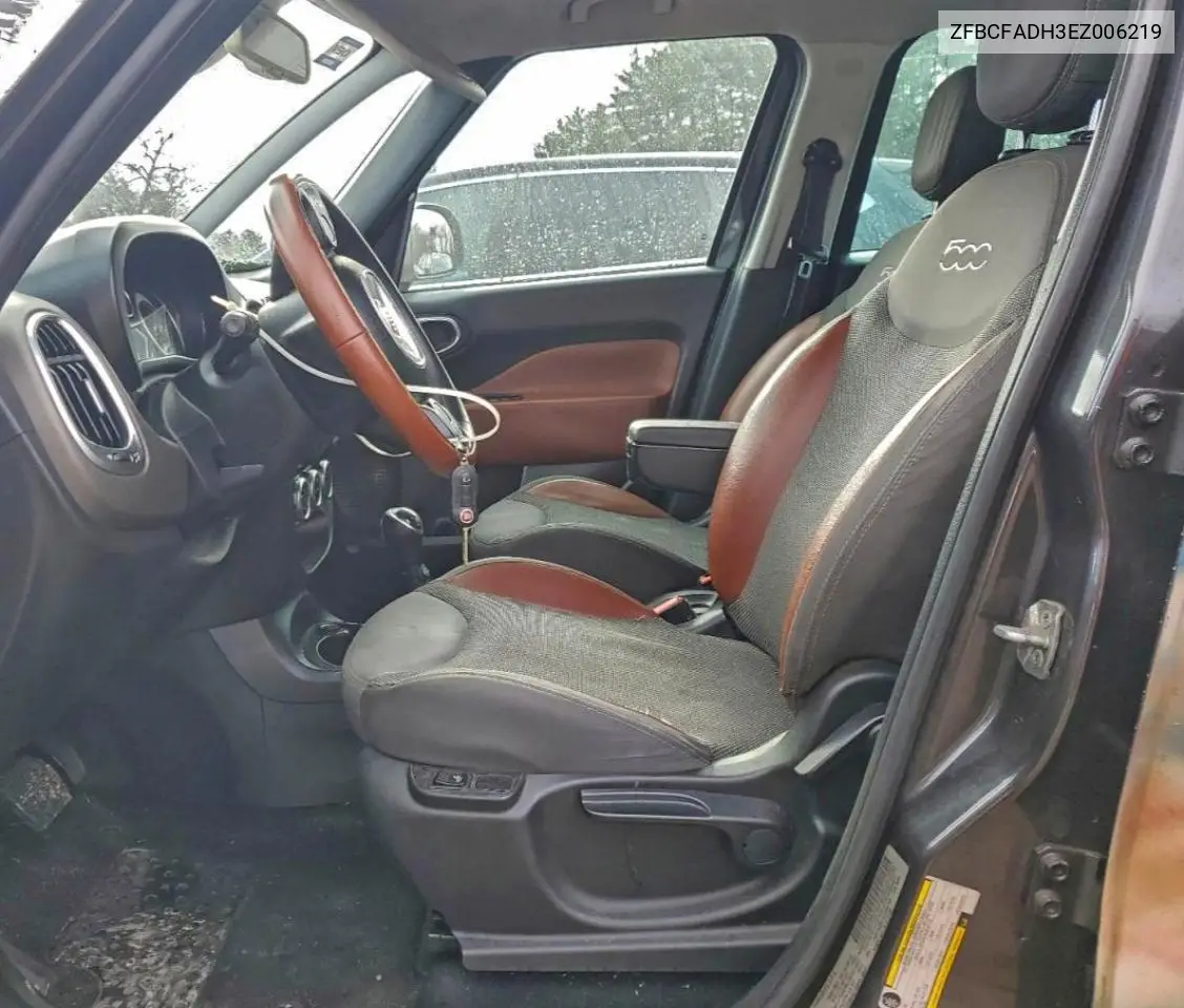 ZFBCFADH3EZ006219 2014 Fiat 500L Trekking