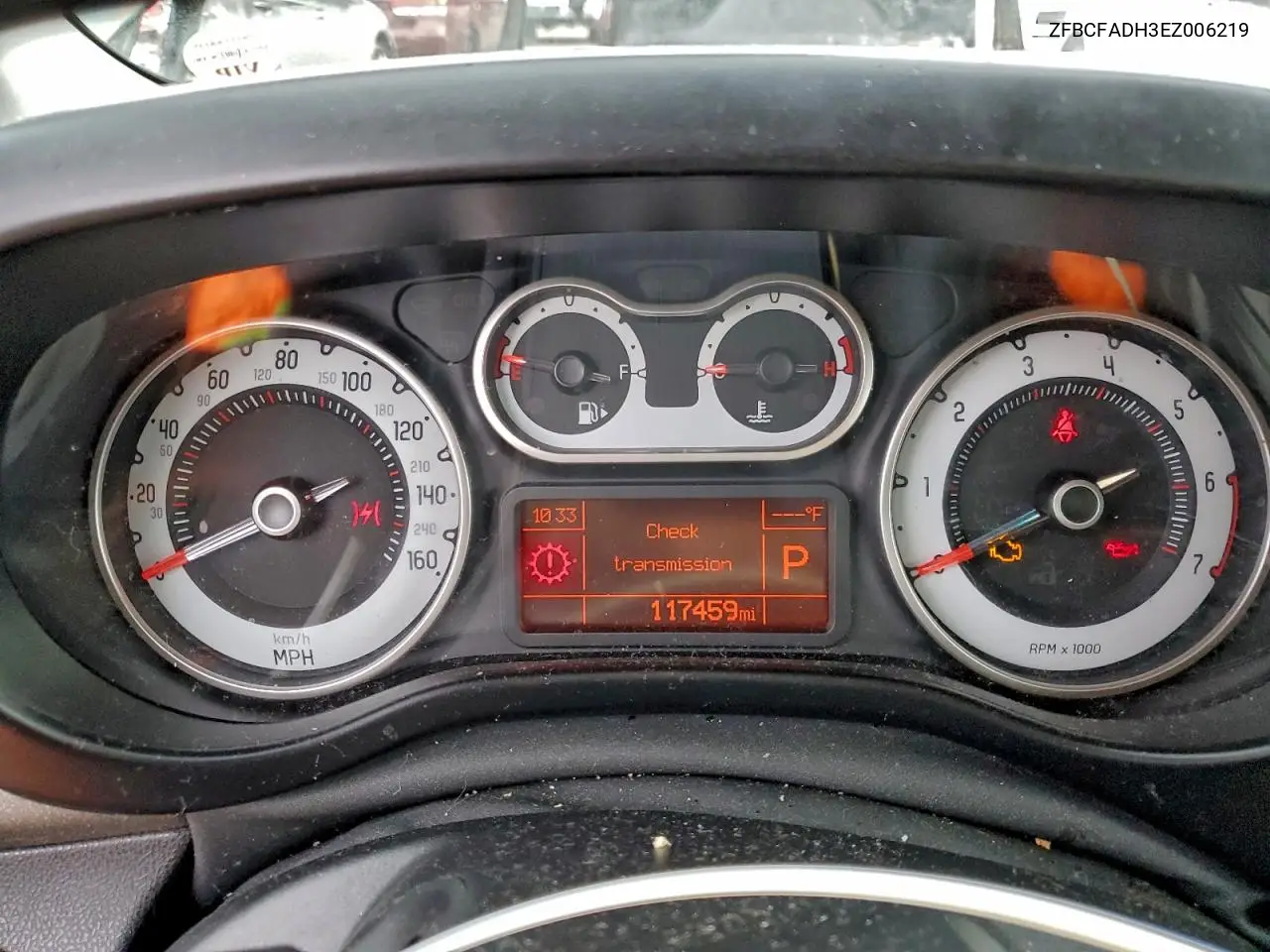 ZFBCFADH3EZ006219 2014 Fiat 500L Trekking