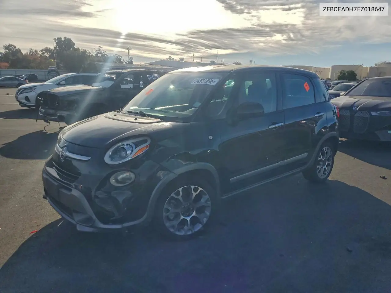 ZFBCFADH7EZ018647 2014 Fiat 500L Trekking