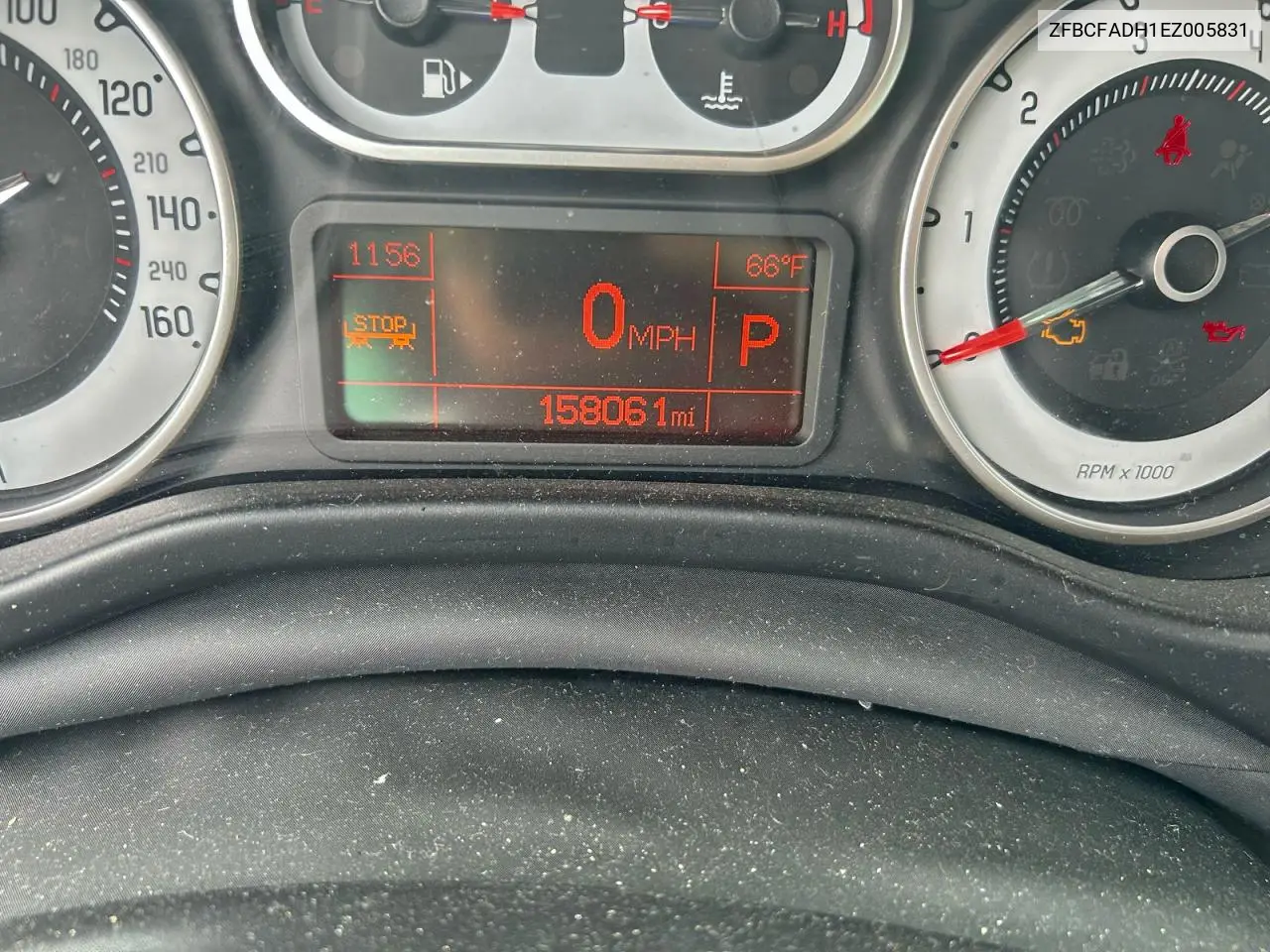 ZFBCFADH1EZ005831 2014 Fiat 500L Trekking