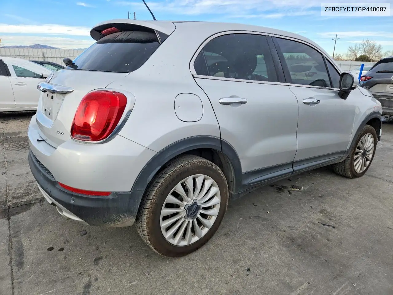 2016 Fiat 500X Lounge VIN: ZFBCFYDT7GP440087 Lot: 99484795