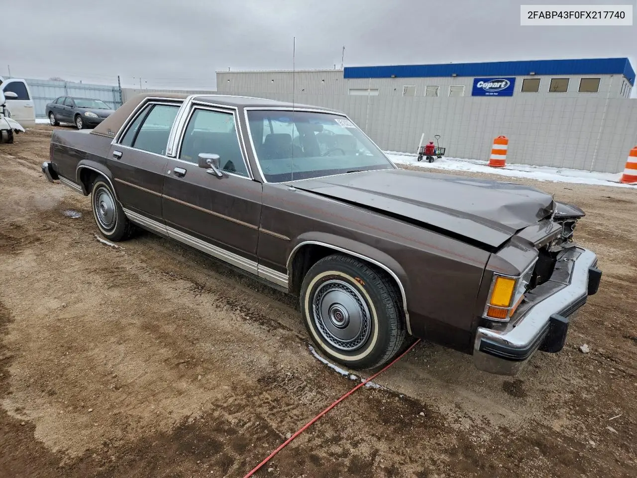 2FABP43F0FX217740 1985 Ford Ltd Crown Victoria