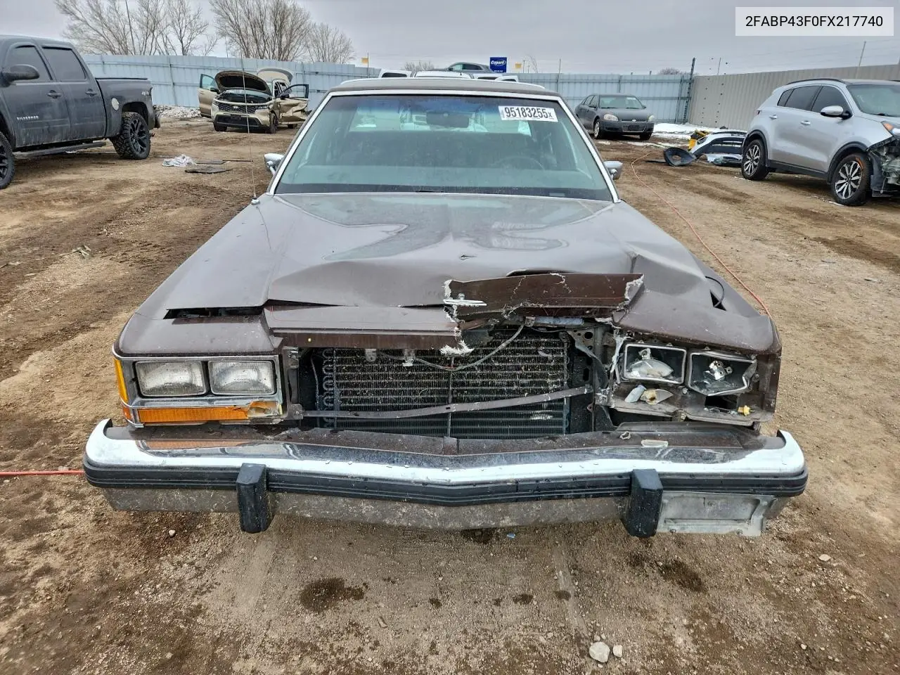 2FABP43F0FX217740 1985 Ford Ltd Crown Victoria