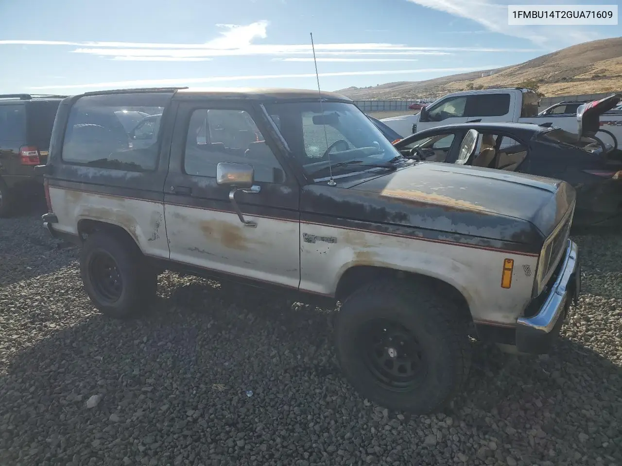 1FMBU14T2GUA71609 1986 Ford Bronco Ii