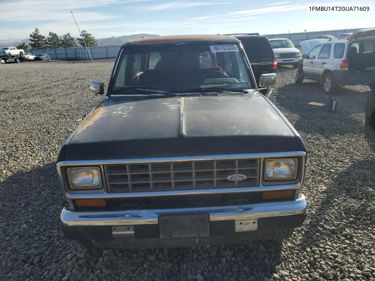 1FMBU14T2GUA71609 1986 Ford Bronco Ii