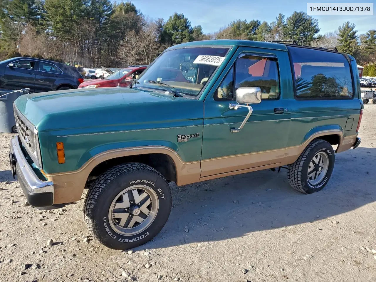 1FMCU14T3JUD71378 1988 Ford Bronco Ii