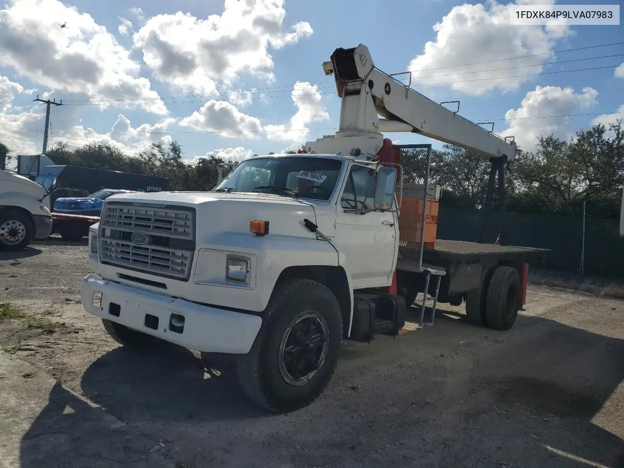 1990 Ford F800 F VIN: 1FDXK84P9LVA07983 Lot: 89676845