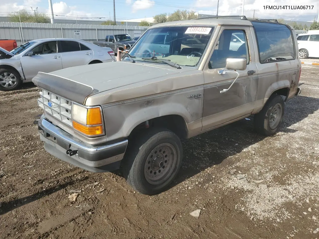 1FMCU14T1LUA06717 1990 Ford Bronco Ii