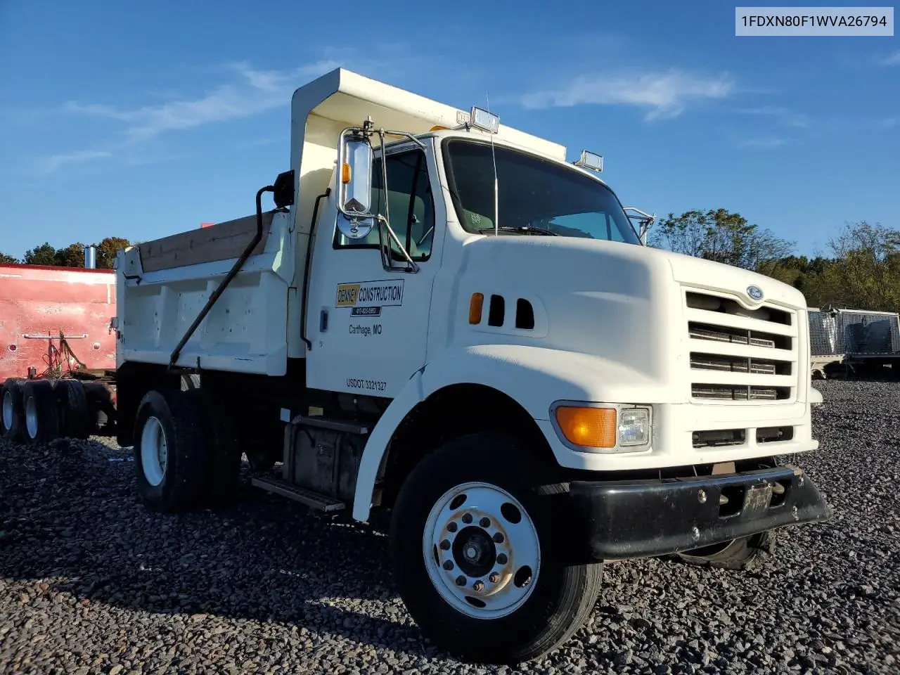 1FDXN80F1WVA26794 1998 Ford H-Series L8501