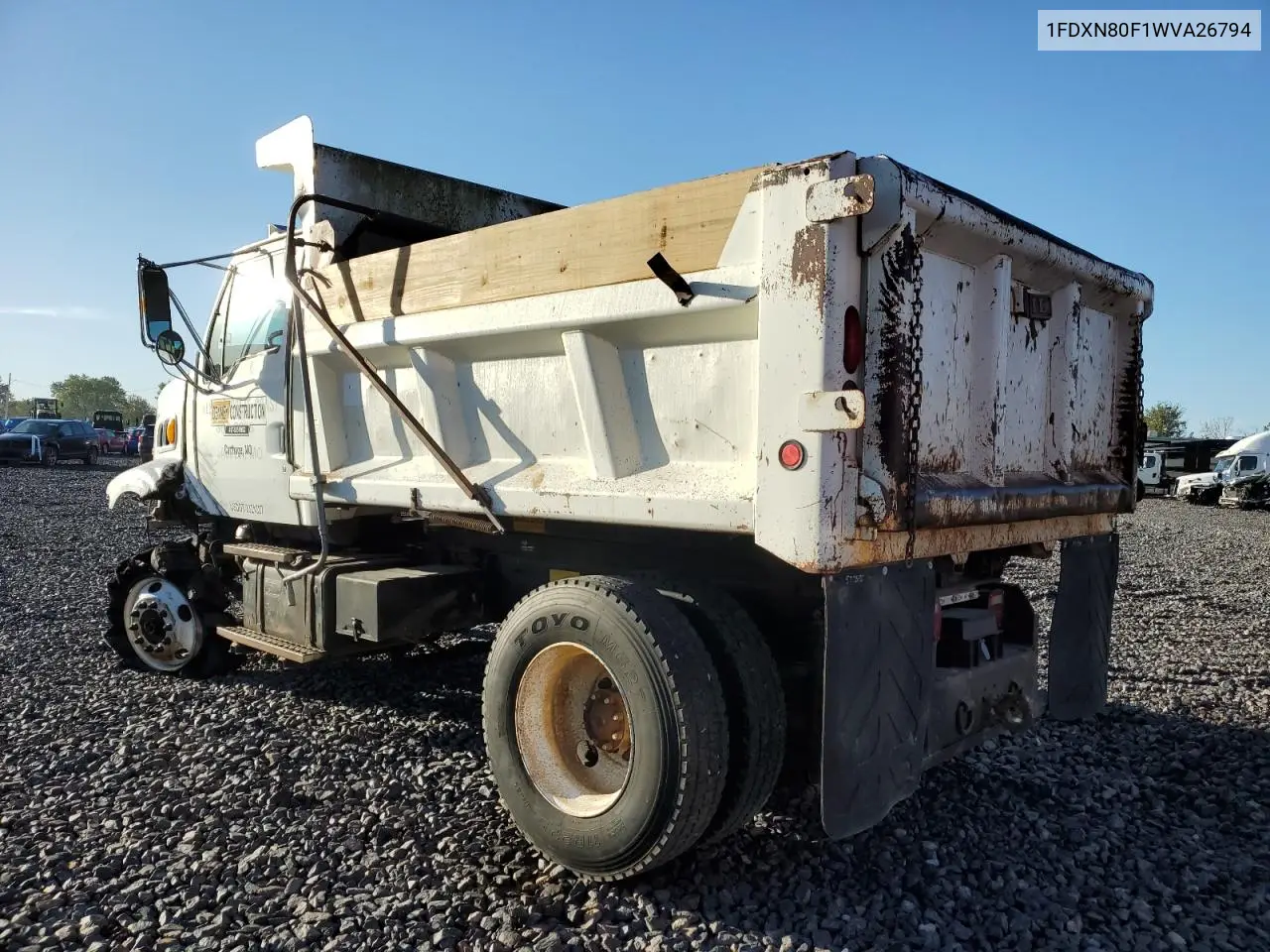1FDXN80F1WVA26794 1998 Ford H-Series L8501