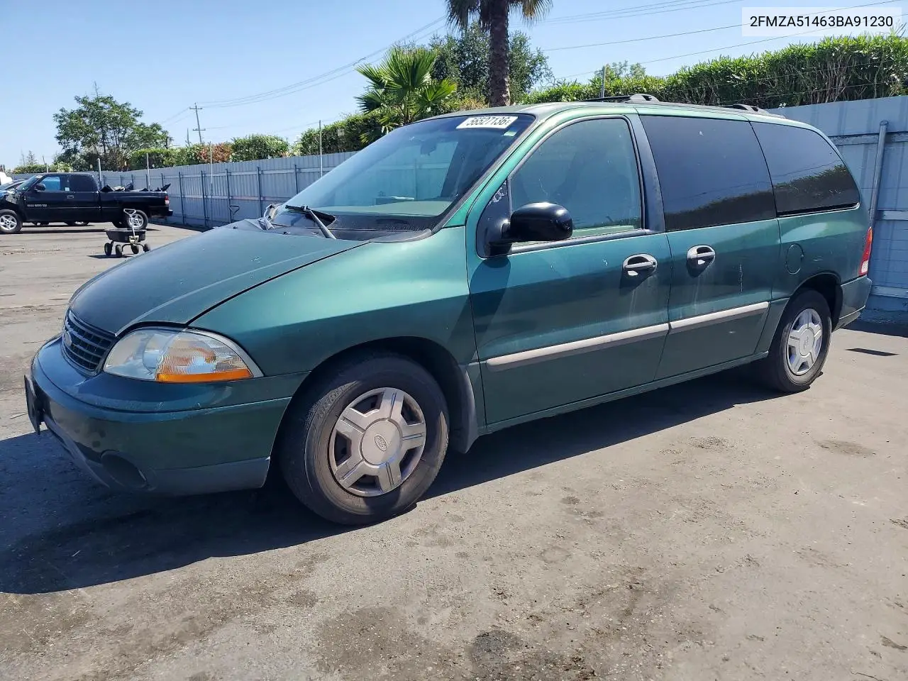 2003 Ford Windstar Lx VIN: 2FMZA51463BA91230 Lot: 56527136