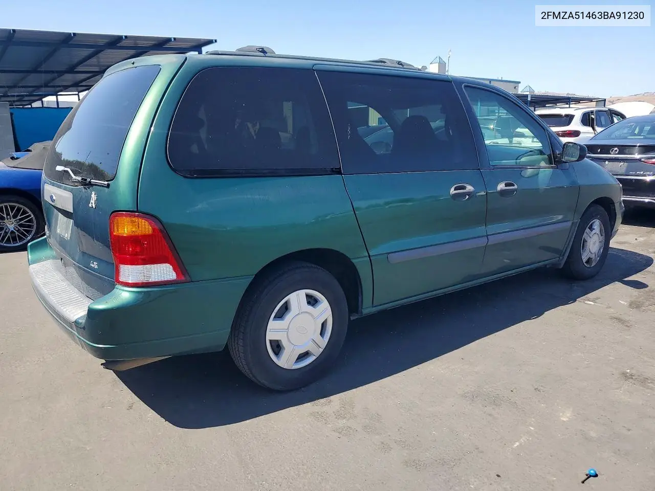 2003 Ford Windstar Lx VIN: 2FMZA51463BA91230 Lot: 56527136