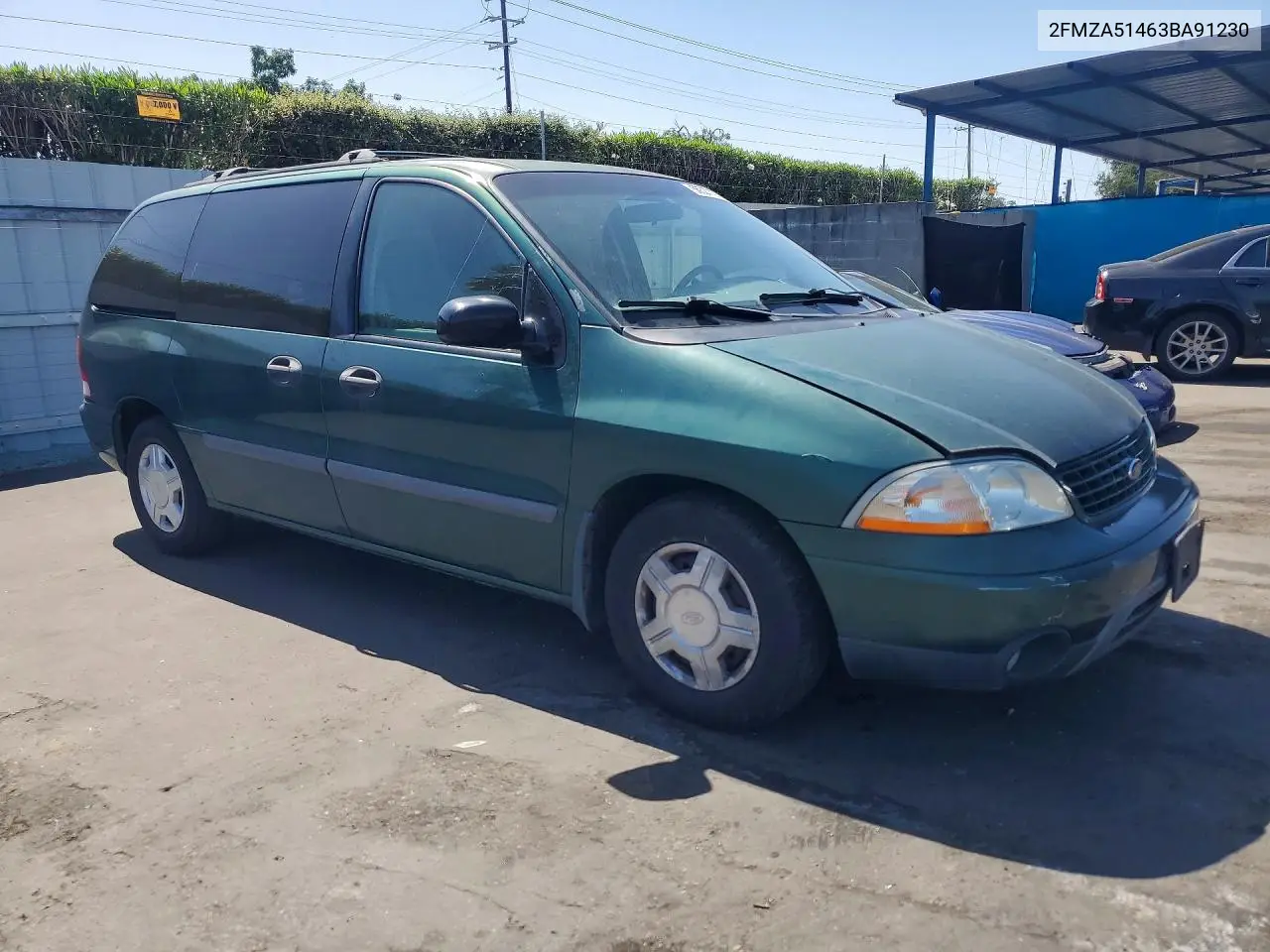2003 Ford Windstar Lx VIN: 2FMZA51463BA91230 Lot: 56527136