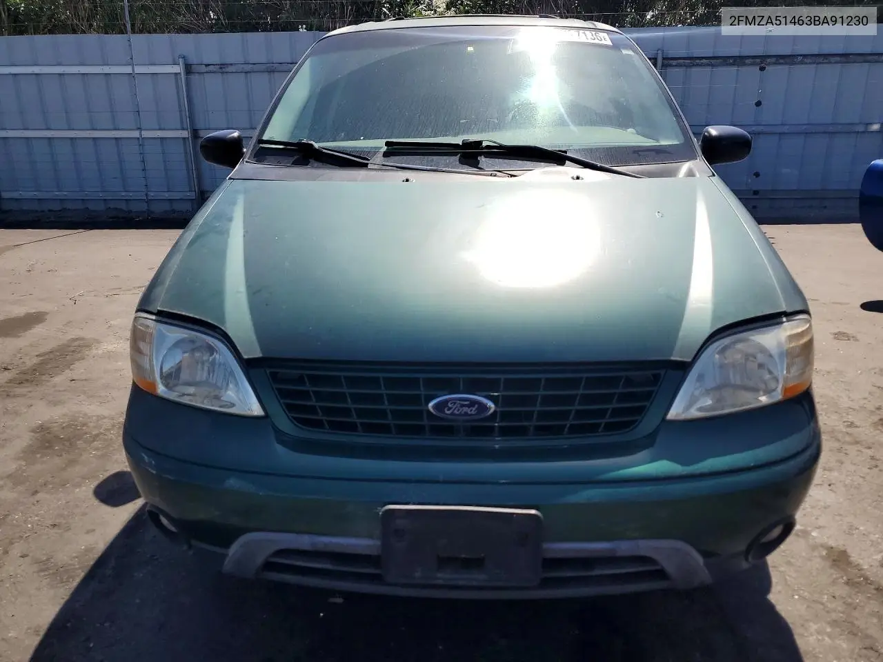 2003 Ford Windstar Lx VIN: 2FMZA51463BA91230 Lot: 56527136