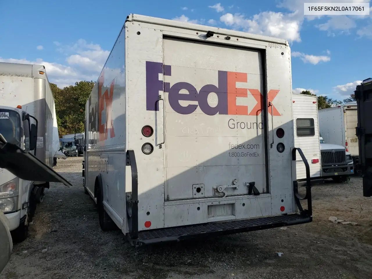 2020 Ford F550 Delivery Van VIN: 1F65F5KN2L0A17061 Lot: 86649795