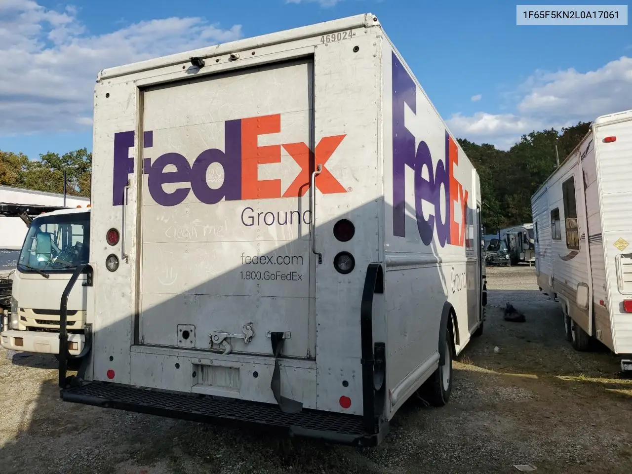 2020 Ford F550 Delivery Van VIN: 1F65F5KN2L0A17061 Lot: 86649795
