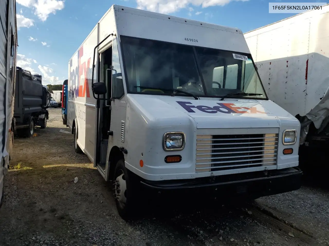 2020 Ford F550 Delivery Van VIN: 1F65F5KN2L0A17061 Lot: 86649795