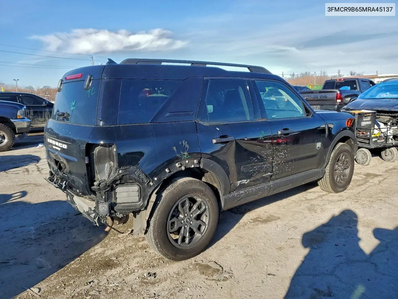 3FMCR9B65MRA45137 2021 Ford Bronco Sport Big Bend