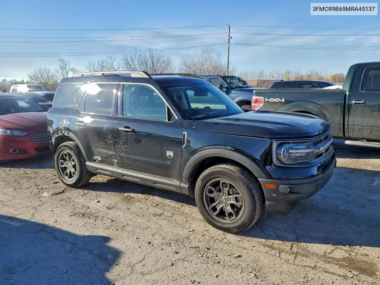 3FMCR9B65MRA45137 2021 Ford Bronco Sport Big Bend