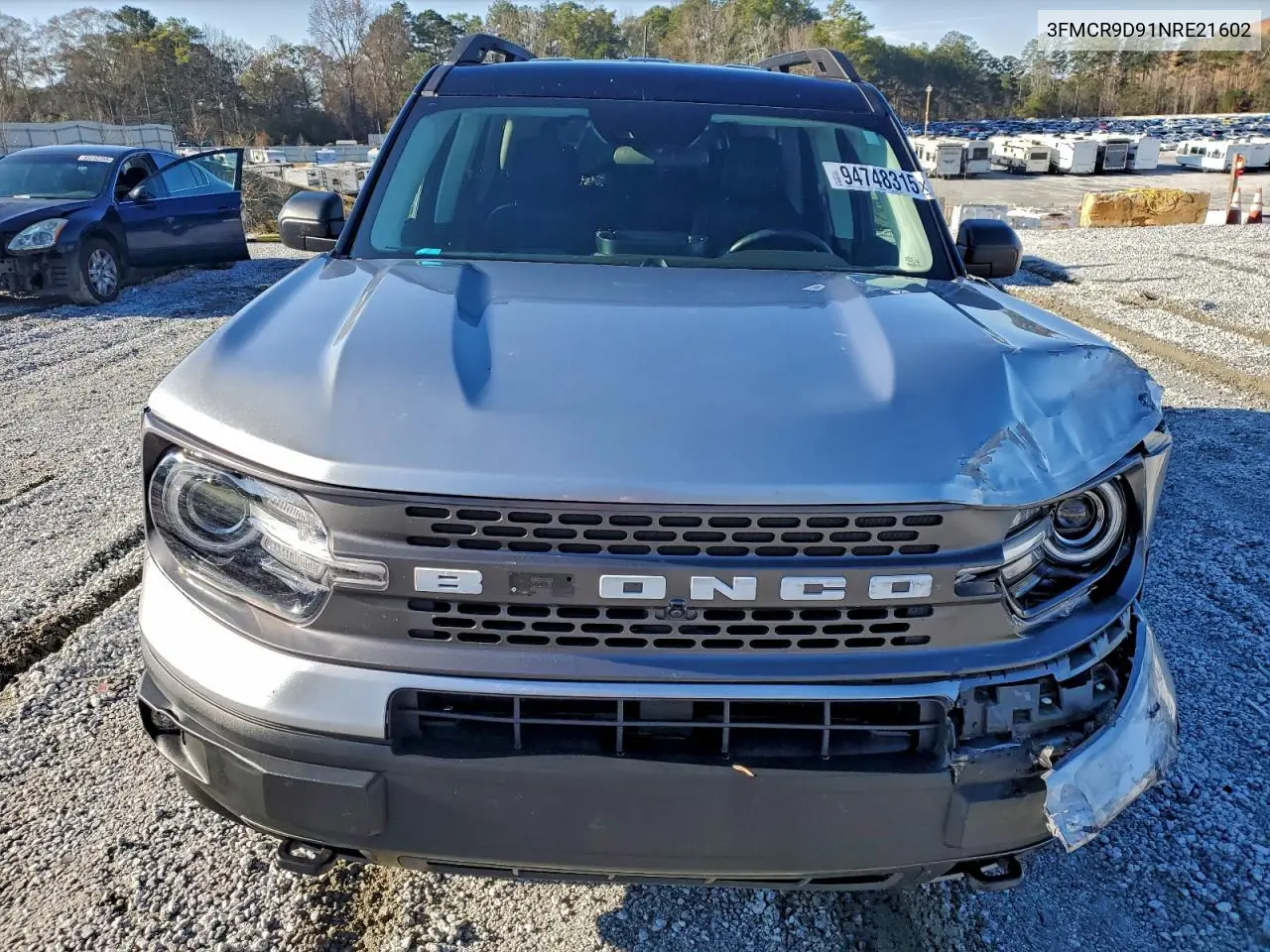 3FMCR9D91NRE21602 2022 Ford Bronco Sport Badlands