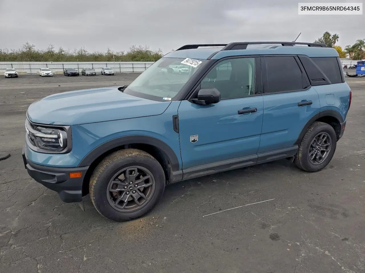 3FMCR9B65NRD64345 2022 Ford Bronco Sport Big Bend