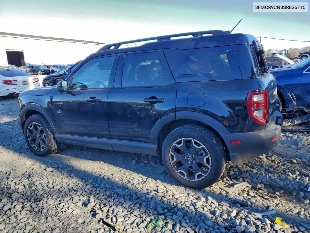 3FMCR9CN3SRE26715 2025 Ford Bronco Sport Outer Banks